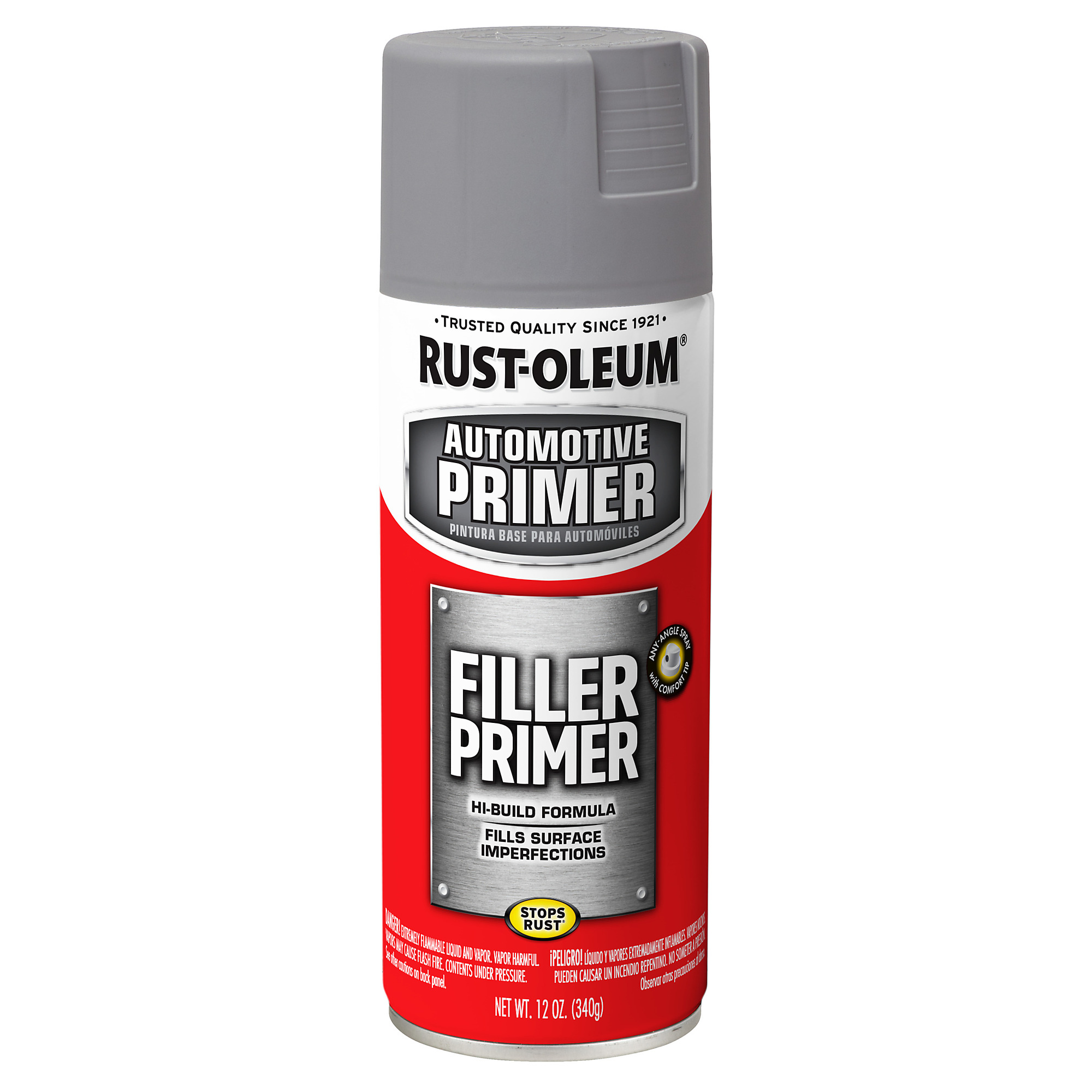 Rust-Oleum Automotive Filler Primer Spray - Flat Gray, 11 Oz., 6 Pk, Model# 249279DS